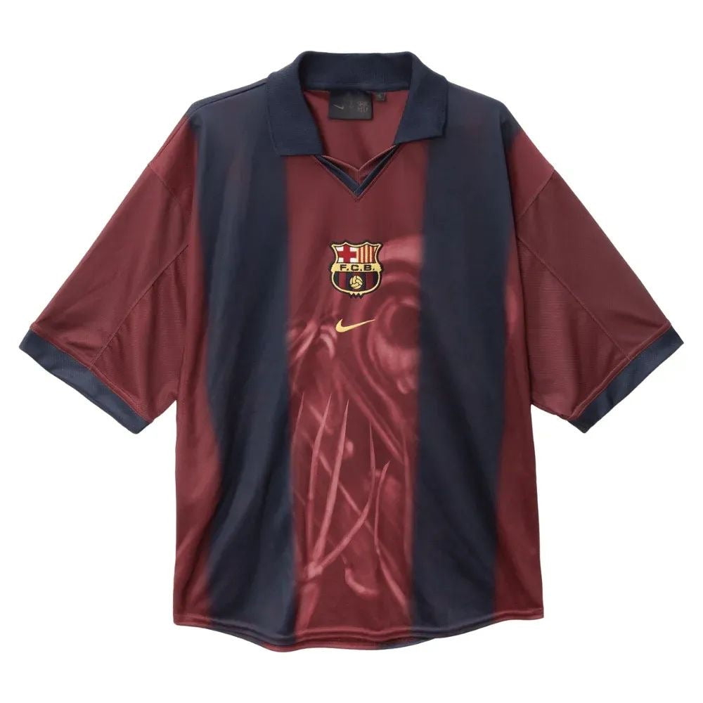 Travis Scott x Nike x FC Barcelona Retro 2000/01 Home Skeleton Jersey