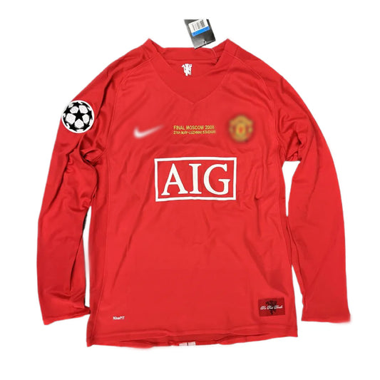 Manchester United FC 1a Equipacion Final champions Manga Larga 07-08